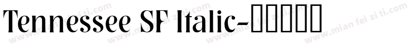 Tennessee SF Italic字体转换